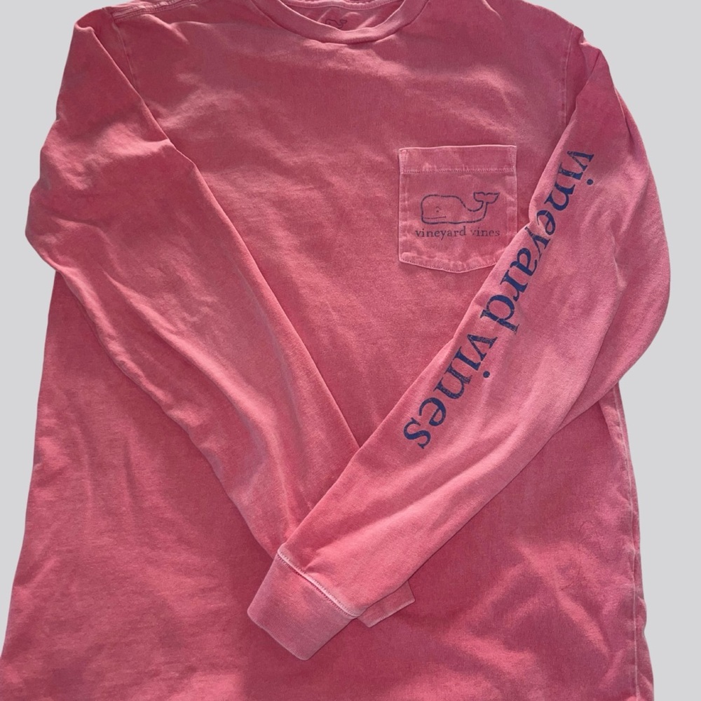 Vineyard Vines Pink Long Sleeve Shirt
